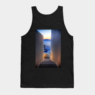 Caldera Sunset, Santorini Tank Top